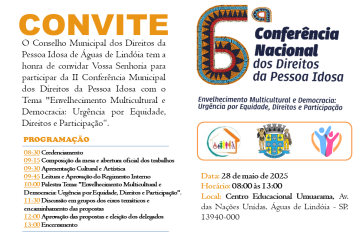 6º Conferência Nacional dos Direitos da Pessoa Idosa