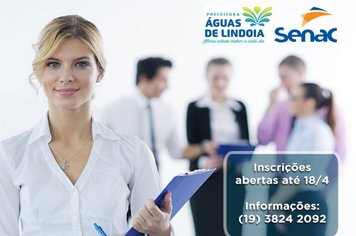 Prefeitura abre inscrições para curso gratuito de Auxiliar de Escritório