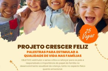 Cras realiza projeto Crescer Feliz