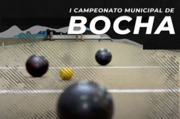 Secretaria de Esportes abre inscrições para I Campeonato de Bocha