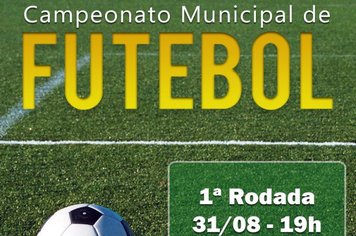 Campeonato Municipal de Futebol começa nesta semana