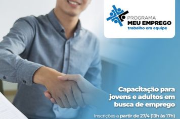 Águas de Lindoia abre inscrições para Programa Meu Emprego – Trabalho em Equipe