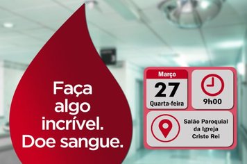 Campanha de Doação de Sangue em Águas de Lindoia acontece no dia 27