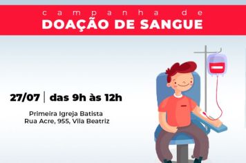 Hemocentro da Unicamp realiza coleta de sangue em Águas de Lindoia no final do mês