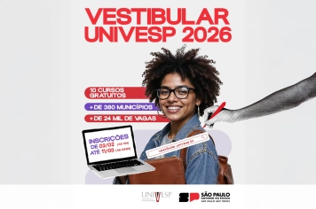 UNIVESP abre inscrições para o Vestibular 2026 com cursos gratuitos de Ensino Superior