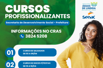 Secretaria de Desenvolvimento Social promove cursos na área de gastronomia