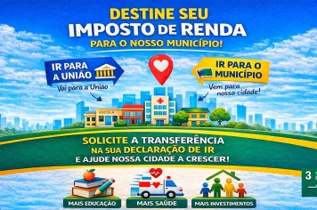 DESTINAÇÃO DO IMPOSTO DE RENDA AO MUNICÍPIO DE ÁGUAS DE LINDÓIA/SP