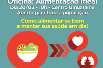 Secretaria de Saúde realiza oficina sobre Alimentação Ideal