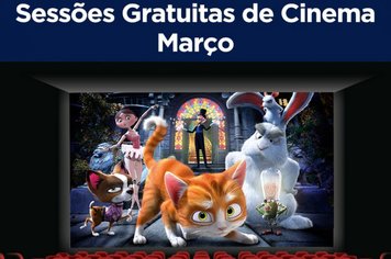 Departamento de Cultura divulga filmes que estarão em cartaz das sessões gratuitas de cinema em março