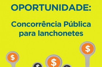 Prefeitura abre concorrência para concessão de lanchonetes na Rodoviária, Estádio e em outros cinco pontos da cidade