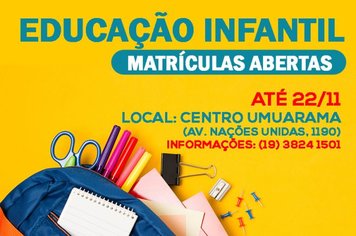 Matrículas para Educação Infantil estão abertas em Águas de Lindoia