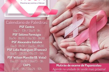 Prefeitura realiza ações de prevenção da Saúde da Mulher na Campanha Outubro Rosa