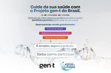 Águas de Lindóia integra a maior pesquisa genética do Brasil com oferta gratuita de exames à população