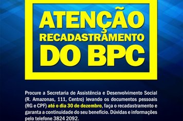 Beneficiários do BPC tem até o dia 30 para atualizar cadastro e manter benefício