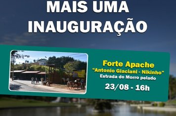 Prefeitura inaugura obra de reforma do Forte Apache no dia 23 de agosto