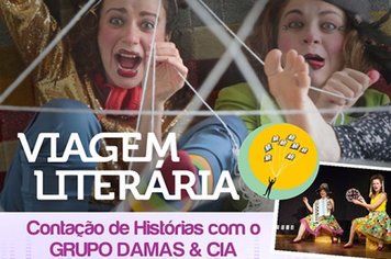 Viagem Literária promove contação de histórias na Biblioteca Municipal