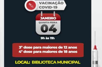 Águas de Lindoia prossegue com vacinação contra a Covid-19