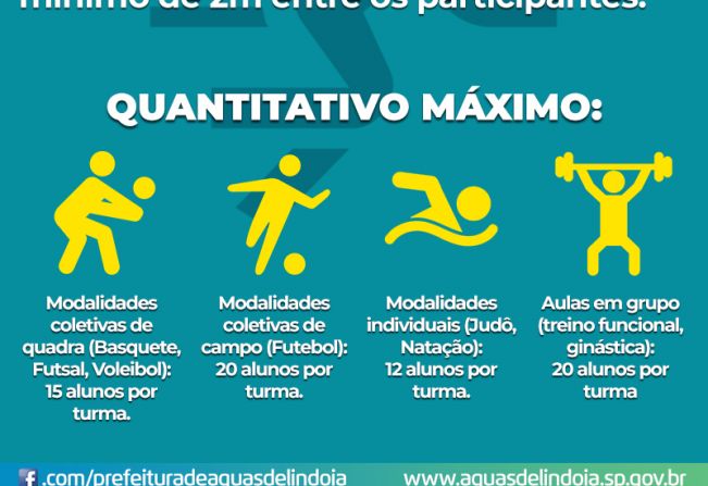 Atividades Esportivas e Socioeducativas são retomadas em Águas de Lindoia