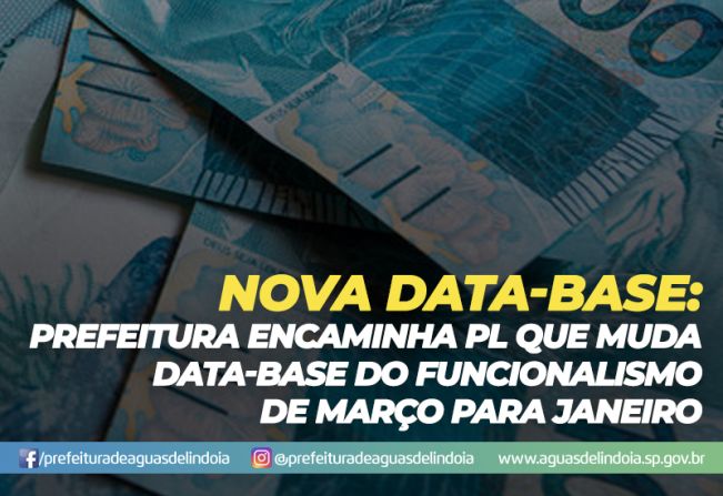 Prefeito envia Projeto de Lei que ajusta data-base de revisão dos salários dos servidores públicos