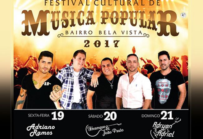 Festival de Música Popular segue com mais três atrações no final de semana