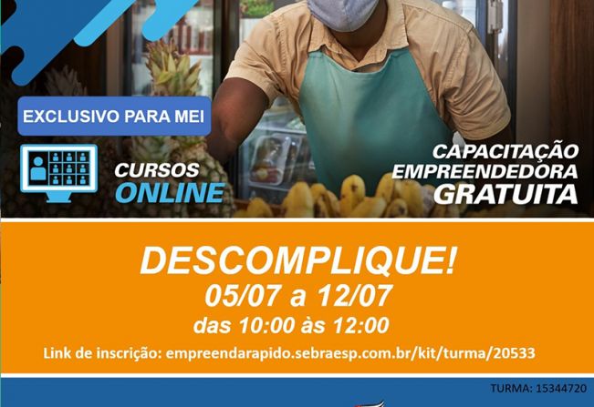 Sebrae abre série de cursos para empreendedores