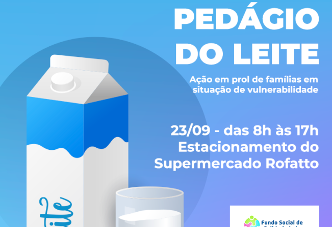 Ação para doação de leite acontece neste sábado, 23