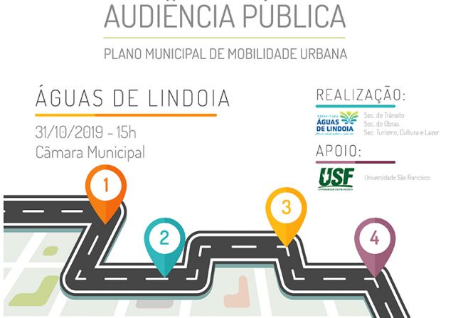 Prefeitura promove audiência pública para debater criação de Plano de Mobilidade Urbana para Águas de Lindoia