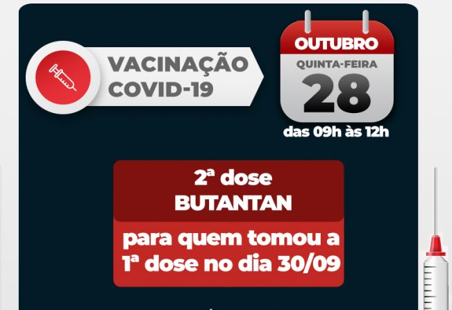 Águas de Lindoia tem aplicação de segunda dose da vacina do Butantan