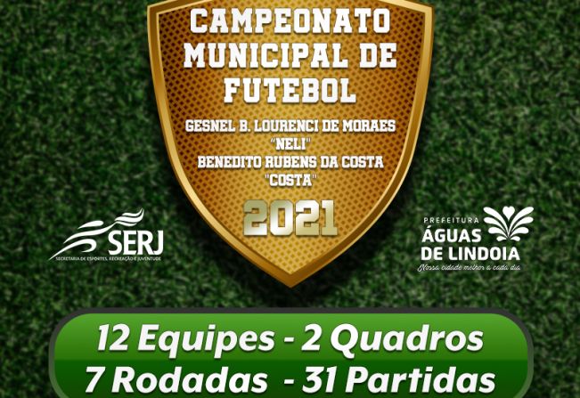 Campeonato Municipal de Futebol Amador começa neste final de semana