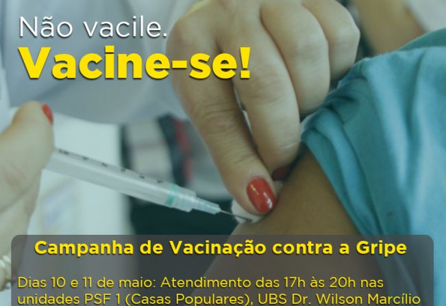 Dia “D” da Campanha de Vacinação contra a gripe acontece neste sábado