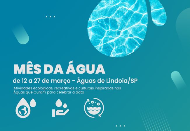 Águas de Lindoia celebra mês da água com artes, música, palestras e solenidade