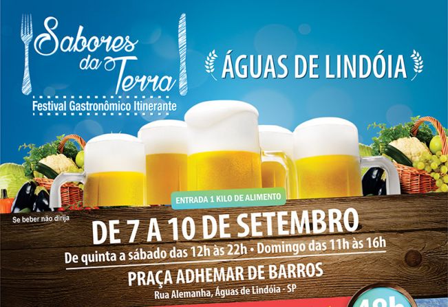 Águas de Lindoia recebe Festival Gastronômico “Sabores da Terra”