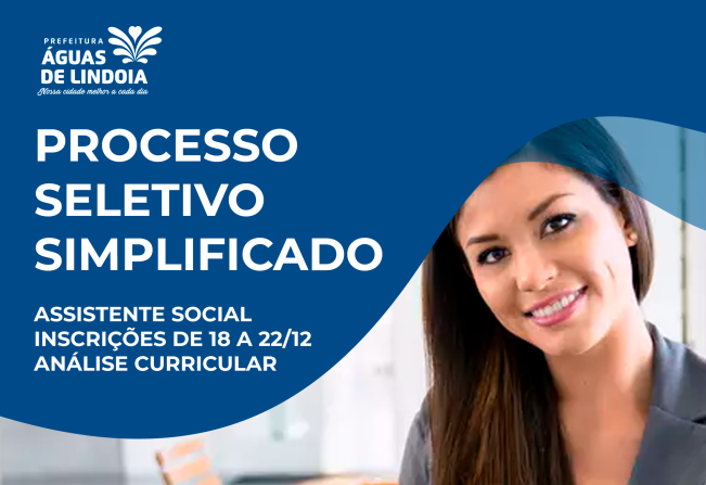 Prefeitura abre edital para contratação de Assistentes Sociais