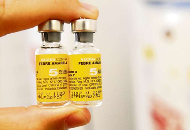 Secretaria mantém horário estendido para aplicação vacina contra a Febre Amarela em duas unidades