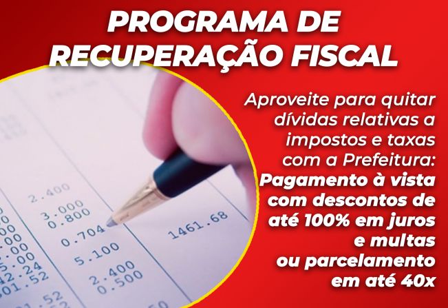 Contribuintes têm até 28 de outubro para quitar dívidas de tributos com até 100% de desconto em multas e juros