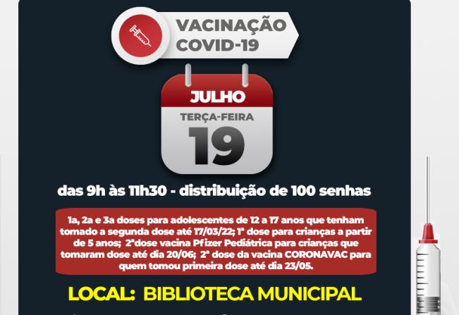 Covid-19: Campanha de vacinação terá primeira dose para adultos que não se vacinaram e quarta dose para maiores de 40 anos