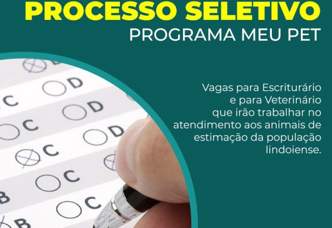 Processo seletivo contrata profissionais para trabalhar na sede da clínica “Meu Pet” de Águas de Lindoia