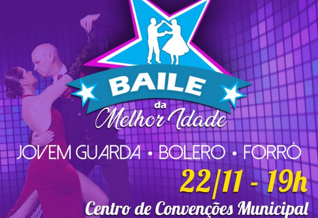 Baile da Melhor Idade acontece na sexta, dia 22, em Águas de Lindoia