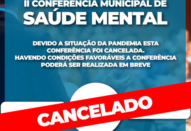 Prefeitura de Águas de Lindoia cancela II Conferência Municipal de Saúde Mental devido a aumento de casos de Covid-19