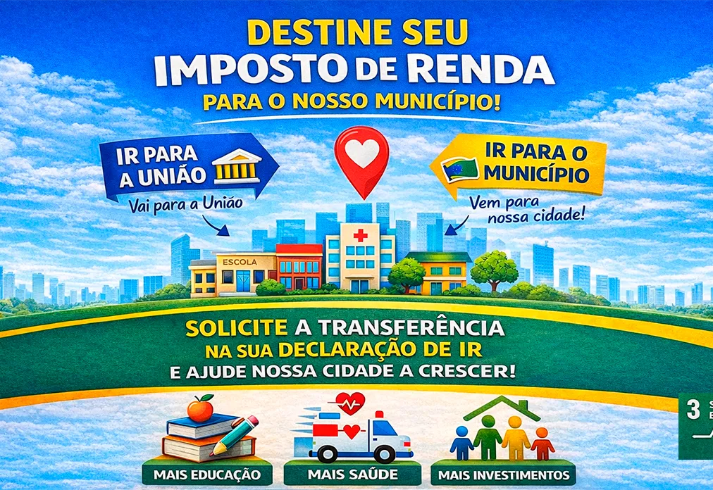 DESTINAÇÃO DO IMPOSTO DE RENDA AO MUNICÍPIO DE ÁGUAS DE LINDÓIA/SP