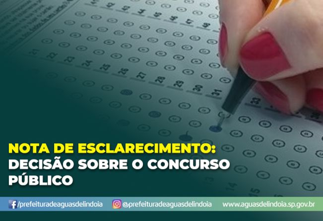 Prefeitura anula concurso público após constatação de irregularidades na aplicação das provas objetivas