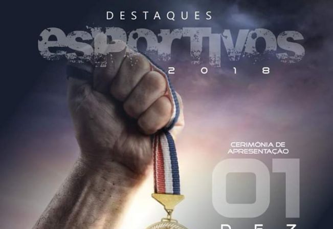 Secretaria premia destaques esportivos de 2018 no dia 1º