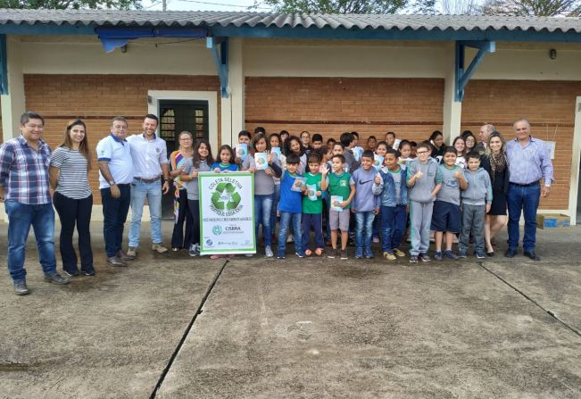 Projeto nas escolas dá início a expansão da Coleta Seletiva para todos os bairros do município