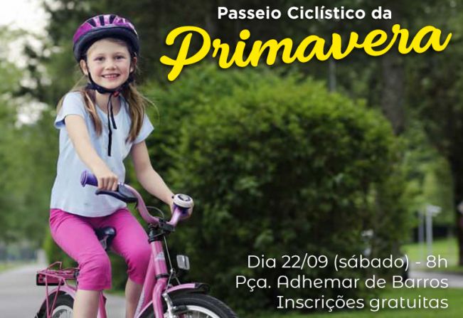 Passeio Ciclístico celebra chegada da Primavera em Águas de Lindoia