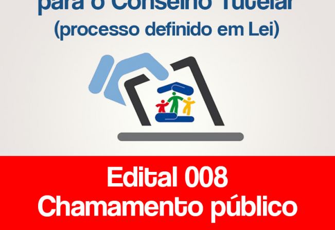 EDITAL PARA CONHECIMENTO PÚBLICO N° 08/19