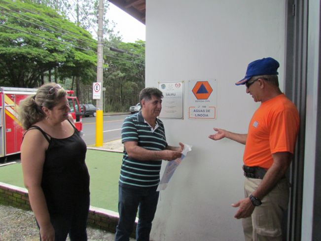 SALMU e Defesa Civil se juntam para melhor atender a população de Águas de Lindóia