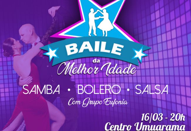 Baile da Melhor Idade terá samba, bolero e salsa