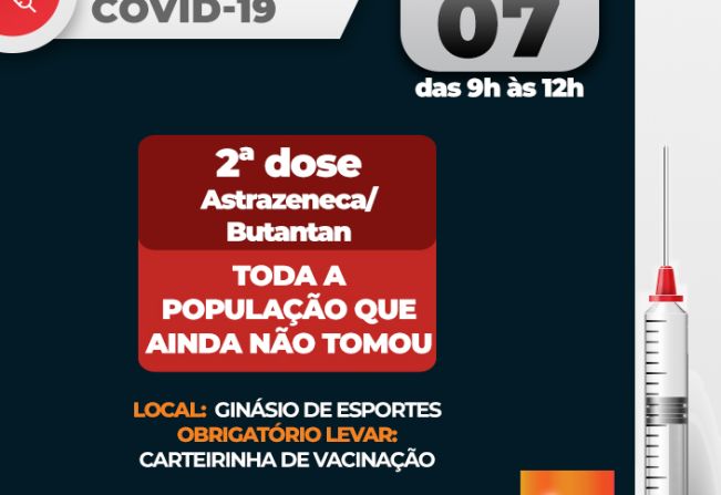 Águas de Lindoia amplia calendário da semana para vacinação contra a Covid-19