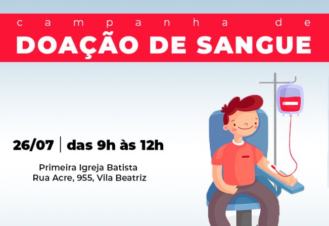 Coleta de sangue em Águas de Lindoia acontece no dia 26